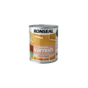 RONSEAL 36863 Interior Varnish Quick Dry Matt Medium Oak 750ml - Ronseal