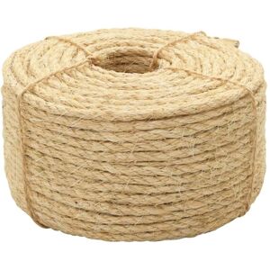 Rope 100% Sisal 6 mm 250 m Vidaxl Rope 100% Sisal 6 mm 250 m Vidaxl