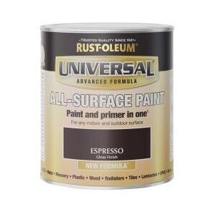 Rust-oleum - Universal All Surface Brush on Paint - Gloss - Expresso - 250ml Rust-oleum - Universal All Surface Brush on Paint - Gloss - Expresso - 250ml