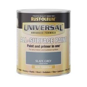 Rust-Oleum Universal Gloss Paint Slate Grey - 250ml - Paint Rust-Oleum Universal Gloss Paint Slate Grey - 250ml - Paint