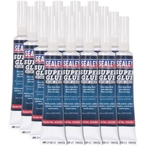 SCS303 Non-Drip Gel Super Glue 20g - Pack of 20 - Sealey SCS303 Non-Drip Gel Super Glue 20g - Pack of 20 - Sealey