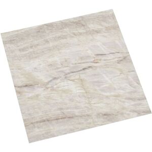 vidaXL 55x Self-adhesive Flooring Planks PVC 5.11 m² Beige Floor Tile Cover vidaXL 55x Self-adhesive Flooring Planks PVC 5.11 m² Beige Floor Tile Cover