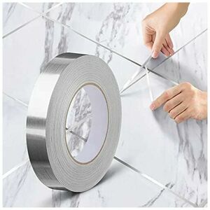 DEWDAT Self Adhesive Tile Decorative Adhesive Tape, Waterproof Joint Line Tape, for Floors, Walls, Ceilings, Doors and Windows, Home Deco (1(2cm50m),Silver) DEWDAT Self Adhesive Tile Decorative Adhesive Tape, Waterproof Joint Line Tape, for Floors, Walls, Ceilings, Doors and Windows, Home Deco (1(2cm50m),Silver)
