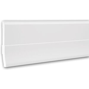 Profhome Decor - Skirting 153105F Profhome Flexible Moulding Base Moulding Baseboard Decorative Moulding contemporary design white 2 m Profhome Decor - Skirting 153105F Profhome Flexible Moulding Base Moulding Baseboard Decorative Moulding contemporary design white 2 m