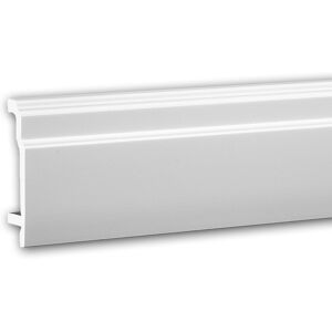 Profhome Decor - Skirting 653101 Profhome Base Moulding Baseboard Decorative Moulding Skirting Board contemporary design white 2 m Profhome Decor - Skirting 653101 Profhome Base Moulding Baseboard Decorative Moulding Skirting Board contemporary design white 2 m
