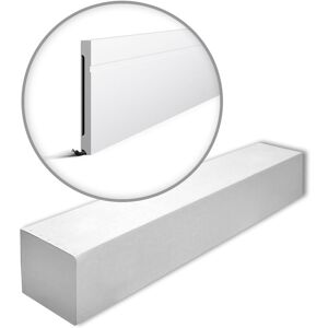 NMC Wallstyl FD20-box Skirting - 6 pcs, 12m, White, Classic NMC Wallstyl FD20-box Skirting - 6 pcs, 12m, White, Classic