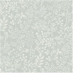 Soft Blue Wallpaper Organic Botanical Stitched Grandeco Paste The Wall Scrubable Soft Blue Wallpaper Organic Botanical Stitched Grandeco Paste The Wall Scrubable
