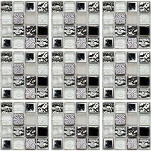 Trimec - Stickers Mosaïque Carrelage Mural, 10 Pièces Carrelage Papier Peint Autocollants Carrelage Mural Autocollant Papier Peint Imperméable Pour Trimec - Stickers Mosaïque Carrelage Mural, 10 Pièces Carrelage Papier Peint Autocollants Carrelage Mural Autocollant Papier Peint Imperméable Pour