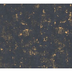 Profhome - Stone tile wallpaper wall 230782 non-woven wallpaper slightly textured with tangible texture matt black gold 5.33 m2 (57 ft2) Profhome - Stone tile wallpaper wall 230782 non-woven wallpaper slightly textured with tangible texture matt black gold 5.33 m2 (57 ft2)