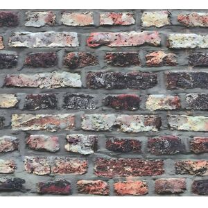 Profhome Stone Wall Non-Woven Wallpaper - Stone Look, Brown, Grey, Beige - 0.53m x 10.05m Profhome Stone Wall Non-Woven Wallpaper - Stone Look, Brown, Grey, Beige - 0.53m x 10.05m