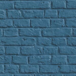 Profhome - Stone tile wallpaper wall 369123 non-woven wallpaper slightly textured with tangible texture matt blue 5.33 m2 (57 ft2) Profhome - Stone tile wallpaper wall 369123 non-woven wallpaper slightly textured with tangible texture matt blue 5.33 m2 (57 ft2)
