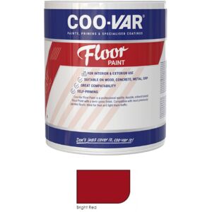 Coo-var - CooVar Floor Paint - Tile Red - 5 Litre Coo-var - CooVar Floor Paint - Tile Red - 5 Litre