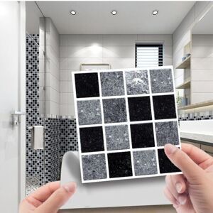 CYSLMUK Tile Stickers for Bathroom and Kitchen, 30 Pieces Tile Stickers Waterproof Wall Sticker, Adhesive Tile Stickers for Walls Tiles Decor Size 10x10cm CYSLMUK Tile Stickers for Bathroom and Kitchen, 30 Pieces Tile Stickers Waterproof Wall Sticker, Adhesive Tile Stickers for Walls Tiles Decor Size 10x10cm