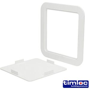 Timco - Timloc Access Panel Plastic Clip Fit White - 205 x 205mm Timco - Timloc Access Panel Plastic Clip Fit White - 205 x 205mm