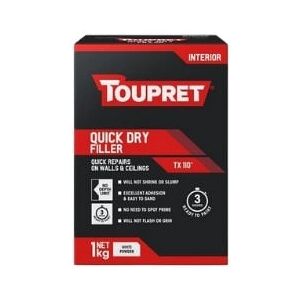 Quick Dry Interior Filler - 1Kg - Toupret Quick Dry Interior Filler - 1Kg - Toupret