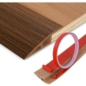 MCBOSON Transition strips for floors, threshold ramps, self-adhesive carpet edges, door trims for laminate floors, floors, tiles (200 cm) MCBOSON Transition strips for floors, threshold ramps, self-adhesive carpet edges, door trims for laminate floors, floors, tiles (200 cm)