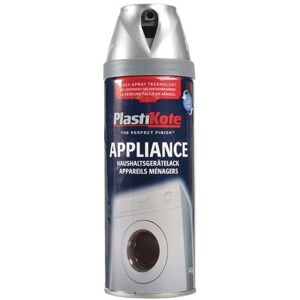 Plastikote - Twist & Spray Appliance Enamel Satin Chrome 400ml PKT26627 Plastikote - Twist & Spray Appliance Enamel Satin Chrome 400ml PKT26627