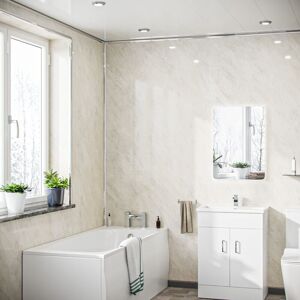 Nes Home - Velory pvc Panel Ceiling Pergamon Marble Cladding 250mm x 2700mm x 5mm Nes Home - Velory pvc Panel Ceiling Pergamon Marble Cladding 250mm x 2700mm x 5mm