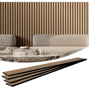 Vevor Wood Slat Acoustic Panels - Noise Reduction - Light Oak Vevor Wood Slat Acoustic Panels - Noise Reduction - Light Oak
