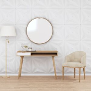 vidaXL White Star 24 pcs 3D Wall Panels - Wall Decor vidaXL White Star 24 pcs 3D Wall Panels - Wall Decor