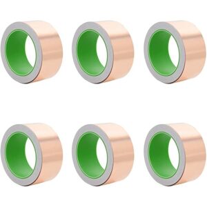 Vidaxl - Double Sided Copper Tape 6 pcs 6 pcs Copper 2000 x 5 cm Vidaxl - Double Sided Copper Tape 6 pcs 6 pcs Copper 2000 x 5 cm