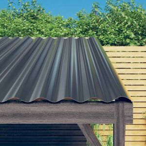 VEX 12 Steel Roof Panels - Antracite - 60x36cm VEX 12 Steel Roof Panels - Antracite - 60x36cm
