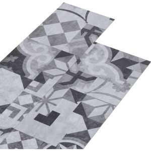 vidaXL Self-adhesive Grey Pattern Flooring Planks - Flooring Planks vidaXL Self-adhesive Grey Pattern Flooring Planks - Flooring Planks