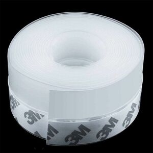 Dewdat - Wall and Facade Sealant, Adhesive Door Bottom, 5M x 3.5CM Waterproof Adhesive Soft Silicone Sealing Strip (Transparent) Dewdat - Wall and Facade Sealant, Adhesive Door Bottom, 5M x 3.5CM Waterproof Adhesive Soft Silicone Sealing Strip (Transparent)