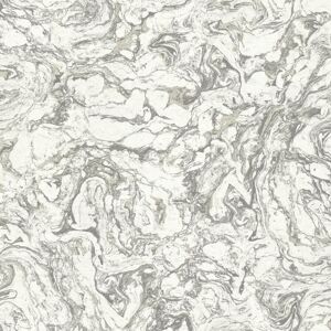 Wallquest - Caspia Marble Silver Wallpaper Modern Contemporary Acrylic Coated Wallquest - Caspia Marble Silver Wallpaper Modern Contemporary Acrylic Coated