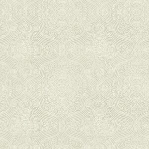 Wallquest - Modern Damask Grey Wallpaper Floral Acrylic Coated Feature Wall Wallquest - Modern Damask Grey Wallpaper Floral Acrylic Coated Feature Wall