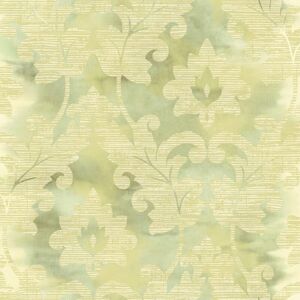 Wallquest - Villa Rosa Damask Leaf Lime Wallpaper Floral Leaves Acrylic Coated Wallquest - Villa Rosa Damask Leaf Lime Wallpaper Floral Leaves Acrylic Coated