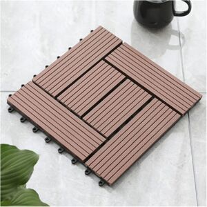 WOIYIC Waterproof wood-plastic floor tiles suitable for terraces, balconies, outdoor wood-plastic flooring, waterproof balconies and courtyards WOIYIC Waterproof wood-plastic floor tiles suitable for terraces, balconies, outdoor wood-plastic flooring, waterproof balconies and courtyards