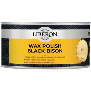 Wax Polish Black Bison Paste - Neutral - 500ml - Liberon Wax Polish Black Bison Paste - Neutral - 500ml - Liberon