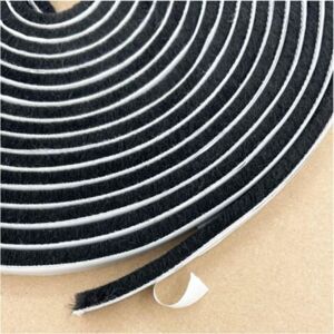 MCBOSON Weather Stripping Brush for Sliding Windows/Doors Frame Side, Pile Self Adhesive Weatherstrip Seal Strip Sealer Draft Stoppers (9mmx5mmx6m, Black) MCBOSON Weather Stripping Brush for Sliding Windows/Doors Frame Side, Pile Self Adhesive Weatherstrip Seal Strip Sealer Draft Stoppers (9mmx5mmx6m, Black)