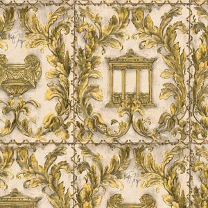 A.S. CREATIONS Wolfgang Joop Greek Temple Gold Glitter Wallpaper Beige Paste The Wall Vinyl A.S. CREATIONS Wolfgang Joop Greek Temple Gold Glitter Wallpaper Beige Paste The Wall Vinyl