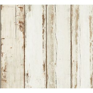 Profhome - Wood wallpaper wall 368931 non-woven wallpaper smooth country style matt cream brown black 5.33 m2 (57 ft2) Profhome - Wood wallpaper wall 368931 non-woven wallpaper smooth country style matt cream brown black 5.33 m2 (57 ft2)