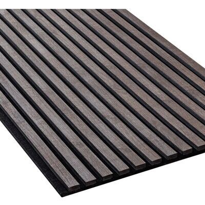 NMC - 3D Acoustic Panel 3054676 selitstyle Wall panel 240 x 56.5 cm Slat Wall Cladding Natural Wood Look Scandinavian design dark oak NMC - 3D Acoustic Panel 3054676 selitstyle Wall panel 240 x 56.5 cm Slat Wall Cladding Natural Wood Look Scandinavian design dark oak