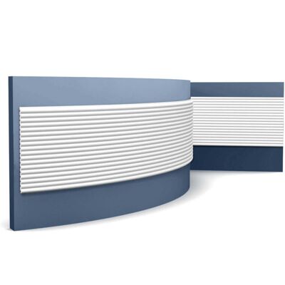 Orac Decor 3D Wall Panel WX210F Reed - Impact-Resistant, Lightweight, Modern Orac Decor 3D Wall Panel WX210F Reed - Impact-Resistant, Lightweight, Modern