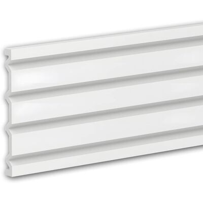Profhome Decor - 659806 - White - 2000x240 - 3D wall panel Profhome Decor - 659806 - White - 2000x240 - 3D wall panel