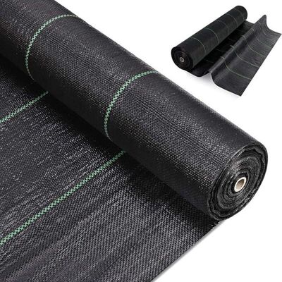 TORMATOR 90g/1 square foot, Mulch fabric, Geotextile, Weed control fabric for the garden, Black agricultural mat, Root inhibitor, Weed control, Permeable TORMATOR 90g/1 square foot, Mulch fabric, Geotextile, Weed control fabric for the garden, Black agricultural mat, Root inhibitor, Weed control, Permeable