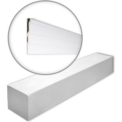 AD21-box arstyl Noel Marquet 1 Box 12 pieces Cornice moulding contemporary design white 24 m - NMC AD21-box arstyl Noel Marquet 1 Box 12 pieces Cornice moulding contemporary design white 24 m - NMC