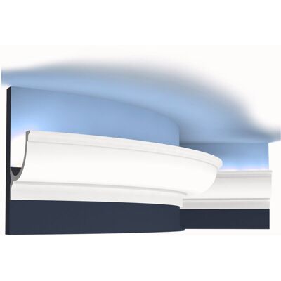 Orac Decor LUXXUS C902F Flexible Cornice Moulding - White Orac Decor LUXXUS C902F Flexible Cornice Moulding - White
