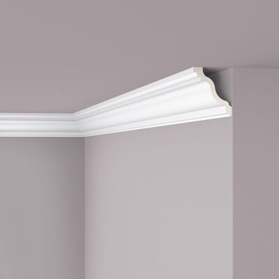 NMC - Cornice moulding Z22 arstyl Noel Marquet Crown Moulding Coving Decorative Moulding timeless classic design white 2 m NMC - Cornice moulding Z22 arstyl Noel Marquet Crown Moulding Coving Decorative Moulding timeless classic design white 2 m