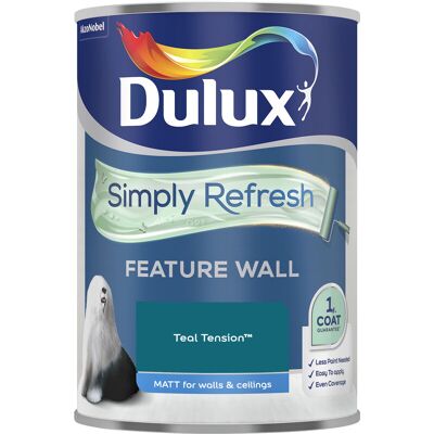 Dulux - Simply Refresh Feature Wall - One Coat - Matt Emulsion - Paint Dulux - Simply Refresh Feature Wall - One Coat - Matt Emulsion - Paint