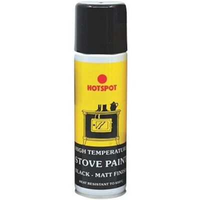 Hotspot - HOT200911 - Matt Black - 150ml - Stove paint Hotspot - HOT200911 - Matt Black - 150ml - Stove paint