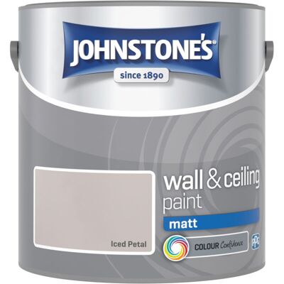 Johnstone's - Matt Emulsion - 2.5L - Iced Petal - wall paint Johnstone's - Matt Emulsion - 2.5L - Iced Petal - wall paint