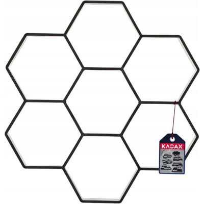 KADAX plastic paving stone mold, sidewalk mold, 29 x 28 x 4 cm KADAX plastic paving stone mold, sidewalk mold, 29 x 28 x 4 cm
