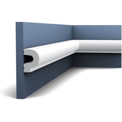 Orac Decor LUXXUS P8060 - Modern Panel Moulding in White Orac Decor LUXXUS P8060 - Modern Panel Moulding in White