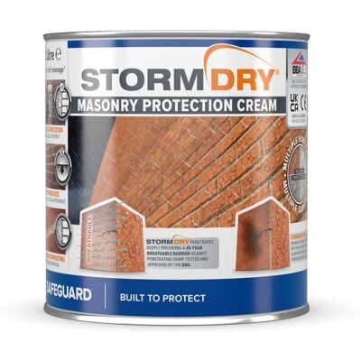 Stormdry Masonry Protection Cream (1l) - Exterior Brick Sealer Stormdry Masonry Protection Cream (1l) - Exterior Brick Sealer