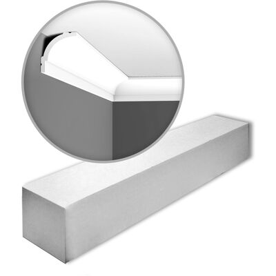 Orac Decor CB525-box Basixx 1 Box 33 Moldings 66m - White Orac Decor CB525-box Basixx 1 Box 33 Moldings 66m - White